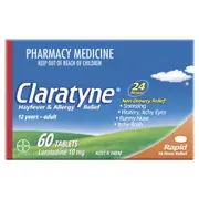 Claratyne Rapid Hayfever & Allergy Relief 60 Tablets-1682788296