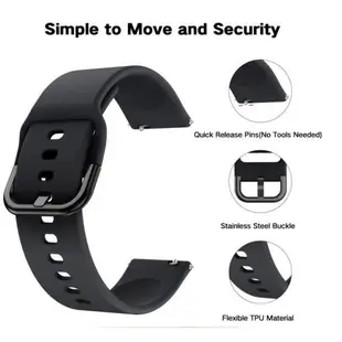 三星Samsung Galaxy Watch Active2 40/44官方款硅膠表帶運動配件