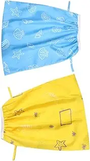 Totority 2pcs garbage elastic travel diaper Baby Products Chair cushion storage bag diaper bag lining outdoor Organizer diaper bucket Toiletries trash bag polyester