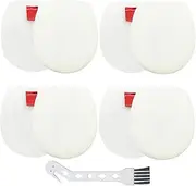 [QAQGEAR] 4 Washable & Reusable Filter Set for Shark IC300 IZ251UK IZ201UK IZ202SM IZ201ME IZ102 for Shark Wireless Vacuum Cleaner with Cleaning Brush