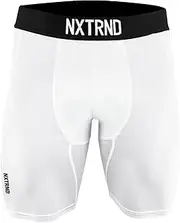 [NXT NXTRND] Nxtrnd Core Men's Compression Shorts, Performance Tights, Sportswear for Football