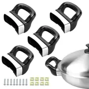 4 Pack Pan Side Handles Replacement Pressure Pan Cooker Steamer Side Handle