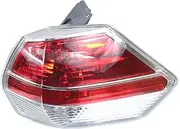 TDTAPN Car Tail Light Stop Brake Light Rear Bumper Fog Lamp Inside Outside Tail Lamp Compatible for Nissan X-Trail T32 2014-2016(Outside,Only 1 Right)