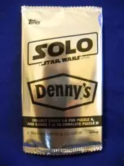 2018 Topps DENNY’S SOLO: a Star Wars Story Factory Sealed Trading Card pack