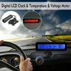 Easy to Install Car Thermometer Meter with Digital Clock and Icing Alarm
