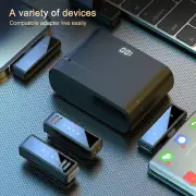 Wireless Microphone Noise Reduction Interview Video Podcast w/ Charging Box