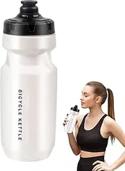 Cycling Water Bottle - Pull Top Lid, Cycling Squeeze Container With Capacity Scale Reusable 620ml - Outdoor Sports Accessory Leakproof Travel Water Bottle For Basketball Game