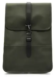 Rains Mini Rubberised Backpack - Dark Green One Size