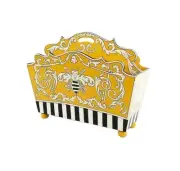 MacKenzie-Childs Spelling Bee Magazine Holder Very Light Use No box