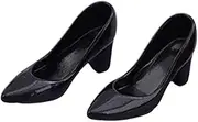 Amagogo 1/6 BJD Doll Shoes, High Heeled Shoes, High Heels Model ,Miniature ,for 12" Female Action Figure , Black