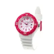 CASIO Fashion Analog Women Water Resistant Watch LRW-200H-4BVDF (White / Pink)