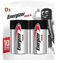 在飛比找Yahoo!奇摩拍賣優惠-全新 Energizer 勁量鹼性電池 1號2入 / 2號2