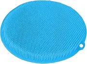 Foot Shower Scrubber - Suction Cups Bath Massage Brush | Round Shape Foot Cleaner | Shower Wall Back Scrubber | Bathroom Accessories Wall Mounted Back Scrubber, Bath Wash Pad for Women Men