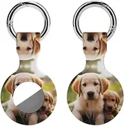1PCS for Retriever Puppy Air Tag Holder Case Waterproof & Shockproof Anti-Scratch Protective Air Tag Cover with Keychain Ring Silicone Tags Holders for Luggage, Backpack, Keys, Pet