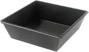 Folpus Rectangular Pizza Pan Bakeware, Nonstick Food Tray, Heightened Deep Dish Pizza Tray, Baking Sheet for Restaurant Kitchen, 8inch