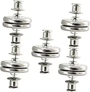 KAILIKETIY 5Pairs Magnetic Curtain Holdbacks Removable Tiebacks with Versatile Curtain Accessories for Decoration Design