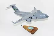 7th Airlift Squadron C-17a Model, 1/116th Scale, Mahogany, Cargo