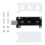 USB Device Expansion Board W/ Acrylic Case Expansion Board for Raspberry Pi Zero