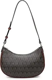 [MARCO M KELLY] Shoulder Bags for Women Small Crescent Clutch Hobo Purses Zipper Tote Handbags with Adjustable Strap