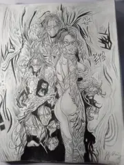 Moon Dreams Drawing By Jeff Ewing