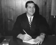 Les Richter former president Riverside International Raceway River- Old Photo
