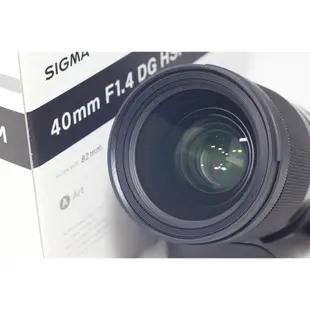 $24000 Sigma 40mm F1.4 DG HSM Art For:Canon 公司貨