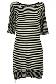 Nala Contrast Stripe Dress--HOW-342R016B