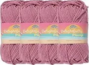 JubileeYarn Delightfully Plump Yarn - 100g/Skein Super Chunky Bamboo - Cotton Candy - 4 Skeins