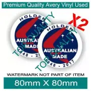 Holden Australian Made 1948-2017 Decal Sticker Car Toolbox Man Cave Stickers