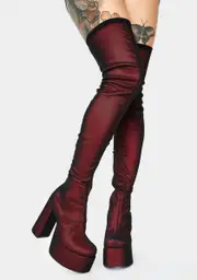 [Current Mood] Know My Worth Platform Boots