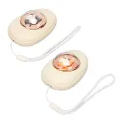 2 In 1 Electric Hand Warmer Power Bank USB Charging Mini Portable Capsule El HR6