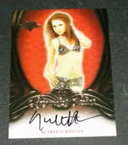 2015 Benchwarmer SCARLETT KEEGAN Signature Red Back Black Auto PLAYBOY Playmate