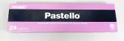 Vintage Prang Pastello Pastel-Like Square (24) Chalk Crayons Made In USA-New