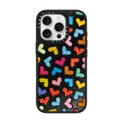 iPhone 16 Pro Mirror Case MagSafe Compatible HEARTS BY ROMERO BRITTO