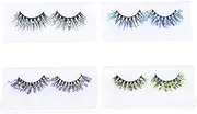 VINTORKY Glitter Eyelashes False Lash Extensions Natural Makeup Lashes for Party Fashion Show