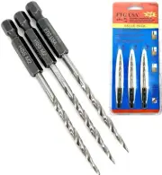 Replacement Tapered Countersink Drill Bit Set 3 Piece Same Size #6 (9/64")...
