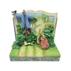 Beatrix Potter by Jim Shore - Peter & Benjamin by Scarecrow Storybook - Mr. McGr