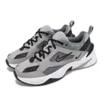 【NIKE 耐吉】休閒鞋 M2K TEKNO 男鞋 灰 黑 皮革 緩衝 厚底 增高(AV4789-007)