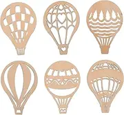 TOKIDNY 2sets Create Your Own Hot Air Balloon Art Wood Slice Graffiti Chips for DIY Decorations Present Ideas 30pcs*2