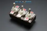 3 PCS TOGGLE SWITCH DPDT ON-ON TOGGLE 3 AMP 250V 5 AMP 125V AC 6 PIN EC-1501