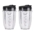 2 Pcs 18Oz Replacement Blender Cups with Lid for Auto IQ BL4803152