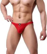 [Generic] Sexy Men Thongs Breathable Hole Underwear Low Rise Pouch G-Strings Underpants
