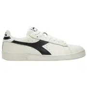 Diadora Mens Game Low Waxed Casual Shoes - White/Black