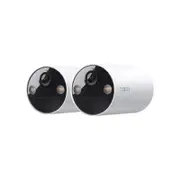 TP-Link Tapo 2K 3MP Smart Wire-Free Indoor / Outdoor Security Camera System - 2 Pack