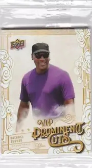 MICHAEL JORDAN 5 CARD PACK Upper Deck VIP Prominent Cuts $$ Bulls COMPLETE SET