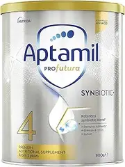 Aptamil Profutura 4 Premium Nutritional Supplement, Rich in Essential Nutrients and Synbiotic Blend, Toddler Formula with Omega-3 DHA, Easy to Prepare, From 3 Years, 900g