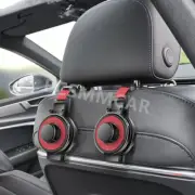 2x Car Seat Back Headrest Hooks Hanger Holder Multifunctional Hook For Bag Purse (for: Audi)