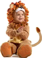 Spooktacular Creations Halloween Baby Lion Costume Toddler Set with Toy Zebra