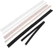 [SAFIGLE] 3 Pair Bra Extension Strap Women's Bras Adjustable Bra Belt Women Hook and Extension Bra Extender Bra Extender 3 Row Brassiere Extenders Stainless Steel