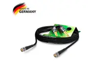 (3m) - Sommer Cable - BNC Coaxial Video Cable 75 Ω - HD/3G/6G/12G-SDI / 4K-UHD SC-Vector 0.8/3.7 - BNC/BNC Hicon - Black 9,8 ft (3m) - Made in Germany by S